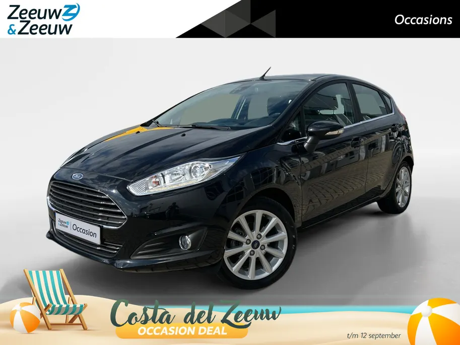 Ford Fiesta 1.0 EcoBoost Titanium |Automaat| Navigatie| Voorruitverwarming| lichtmetalen velgen 16'| 12 maanden Bovag garantie|