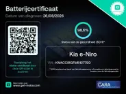 Kia e-Niro DynamicPlusLine 64 kWh Climate control | Stoel,- en stuurverwarming | Parkeercamera | Cruise control | Elek. schuif/kanteldak | 16 inch LM velgen | SOH 98.6% |