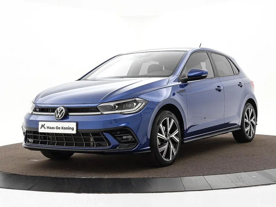 Volkswagen Polo 1.0 TSI 110pk DSG R-Line · Camera · Matrix LED · Stoelverwarming · Apple/Android Car Play · ACC · P-Sensoren · 17'Velgen ·