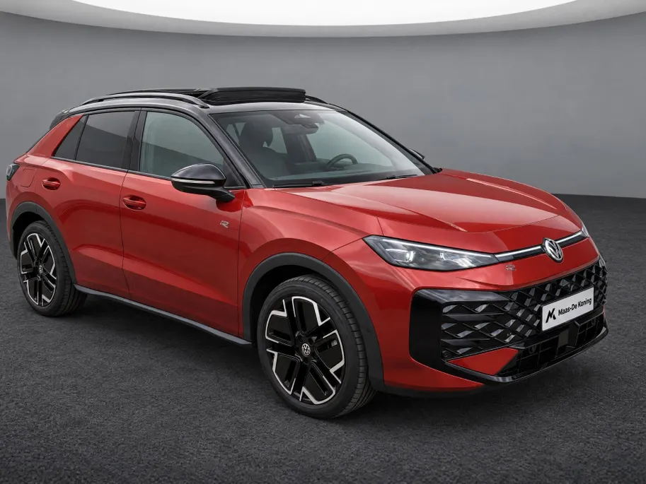 Volkswagen T-Roc 1.5eTSI/150PK R-Line Black Style · Panoramadak · Leder · 360°Camera · Trekhaak · Garantie t/m 18-01-2031 of 150.000km