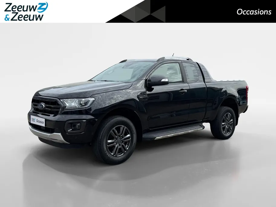 Ford Ranger 2.0 EcoBlue Wildtrak Supercab | NL auto | 1e eigenaar | 213 PK | Trekhaak | Automaat | Rollertop | Stoelverwarming | Achteruitrijcamera | Parkeersensoren voor en achter | Adapt. cruise control | Apple carplay & Android auto | Bovag garantie |