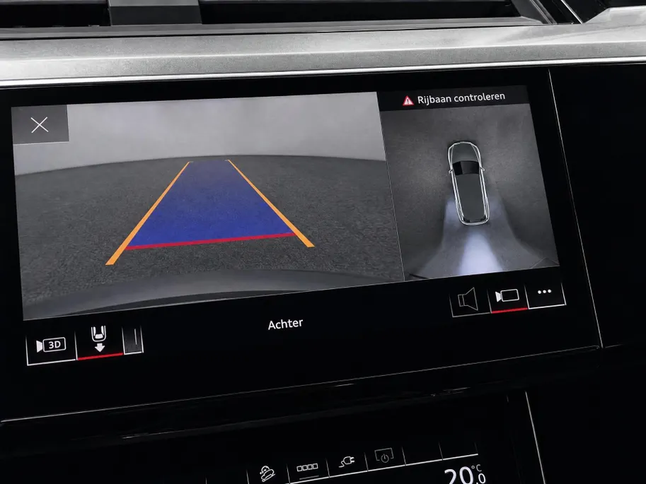 Audi e-tron 55 408pk Quattro S edition 95 kWh · SOH 93,8% · Panoramadak · 360 Camera · Elek. Bestuurdersstoel · Apple/Android Car Play · 22'' Inch ·