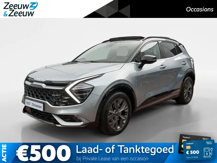Kia Sportage 1.6 T-GDi Hybrid GT-PlusLine | Open dak | Stoelverwarming & koeling | Dodehoekdetectie | Harman Kardon audio | Fabrieksgarantie t/m 7-2032 | NAP