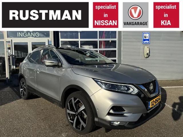 Nissan QASHQAI 1.3 DIG-T Tekna Panoramadak. Trekhaak afneembaar (1.300kg)