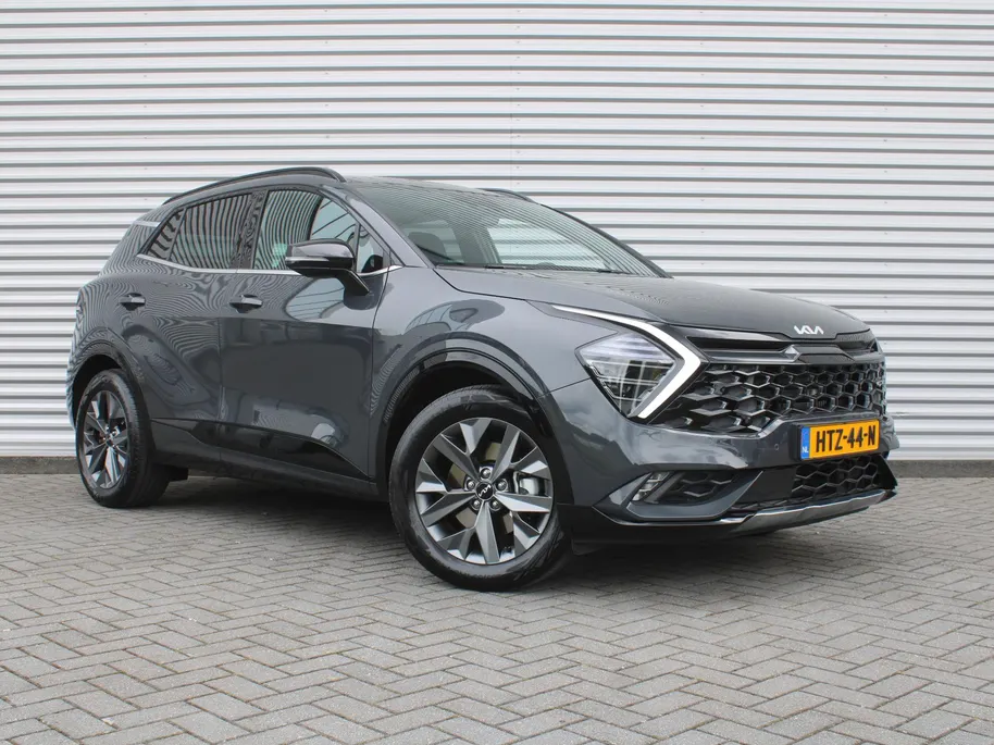 Kia Sportage 1.6 T-GDi Hybrid GT-Line | Stuur-/stoelverwarming | Elek. stoelverstelling + achterklep | Schuifdak | 18" LM | Cruise adapt. | Camera |