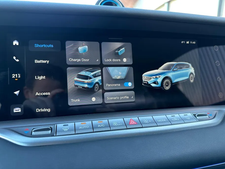 Voyah Free Flagship Edition 4WD 106 kWh | Demo | Full Option | Trekhaak met 2000kg trekgewicht | Luchtvering | Stoelkoeling, -verwarming en -massage |Blackline exterieur & interieur|