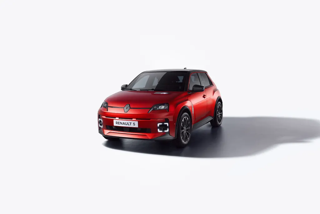 Renault 5 in de kleur rouge flamme