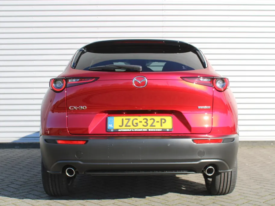 Mazda CX-30 2.5 e-SkyActiv-G M Hybrid Exc-l Bns Edition | Stuur-/stoelverwarming | 360 Camera | HUD | 18' LM | Dodehoek detectie | Cruise adapt. | LED |