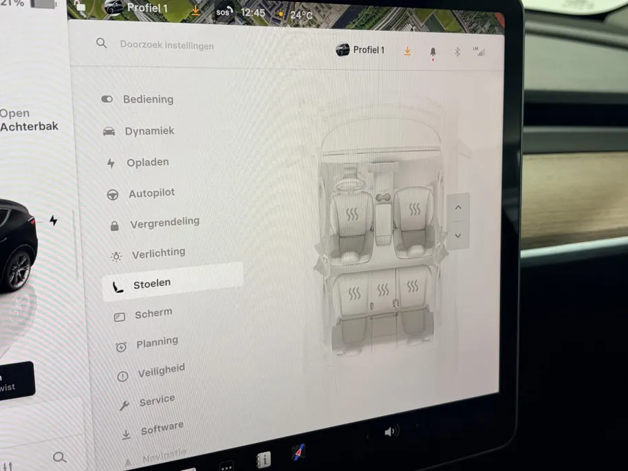 Tesla Model Y 351PK Long Range AWD 75 kWh Automaat | SOH-Waarde 93% | 1e eigenaar | Panoramadak | Basic Autopilot | 360 Camera | Stoelverwarming | Leder | Elektrische Achterklep | Elektrische Stoelen | Full LED |