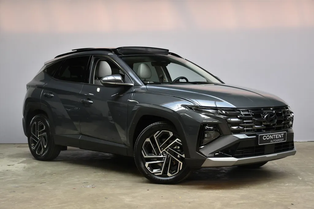 Hyundai Tucson 1.6 T-GDi HEV Aut. Premium Sky |Schuifdak |Beige Leder .