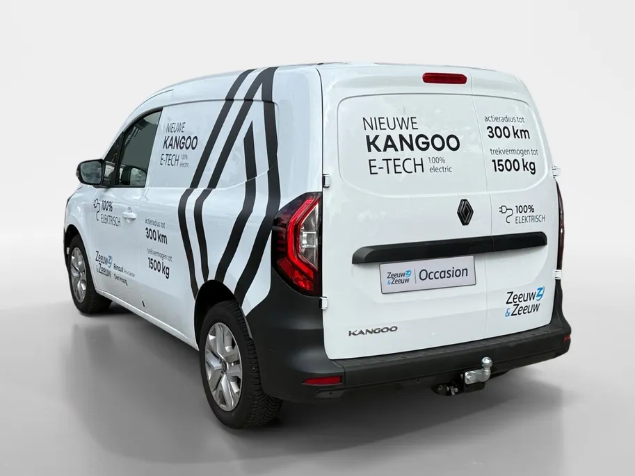 Renault Kangoo E-Tech Extra L1 44 kWh AUTOMAAT AIRCO CAMERA PARKEERSENSOREN CRUISE CONTROLE TREKHAAK CLIMATE CONTROL STOELVERWARMING APPLE CARPLAY ANDROID AUTO METEEN RIJDEN