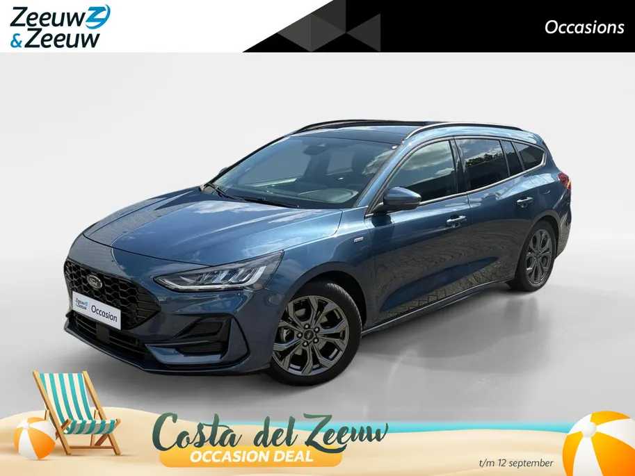 Ford Focus Wagon St-Line X | Schuif-kanteldak | Adapt. Cruise Control | Winterpack | Achteruitrijcamera | Apple Carplay/ Android Auto | | B&O premium audio | 12 maanden garantie