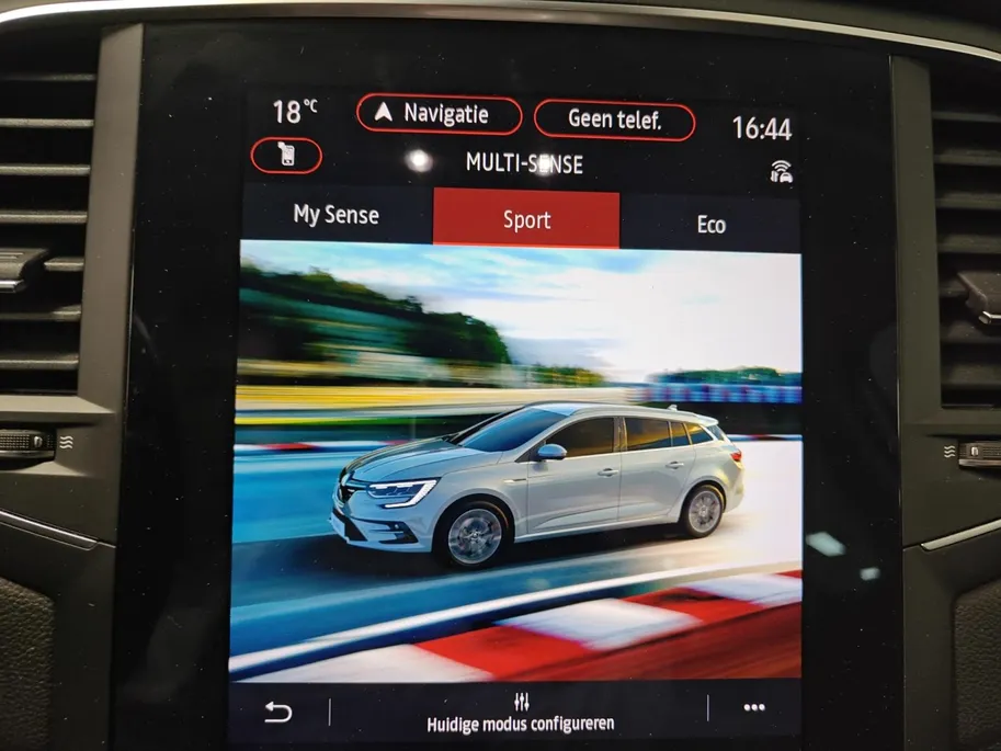 Renault Mégane Estate 1.3 TCe 140 Techno AUTOMAAT NAVI AIRCO CAMERA CRUISE CONTROLE APPLE CARPLAY ANDROID AUTO TREKHAAK (TREKGEWICHT 1750KG) ZEER MOOIE AUTO