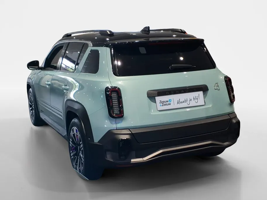 Renault 4 comfort range iconic 52 kWh | Direct leverbaar €1.800,- korting | Gratis 5 Jaar Garantie | LMV | Carplay | Adapter V2L | Elektrische achterklep |