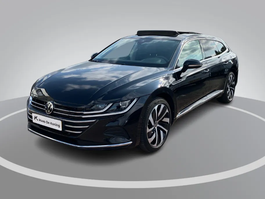Volkswagen Arteon Shooting Brake 1.4TSIe Hybrid 160KW/218PK DSG Elegance Business Panoramadak · Leer · 360°Camera + Parkeersensoren · Stoelverwarming · Dodehoeksensor · Elektrische stoelverstelling ·