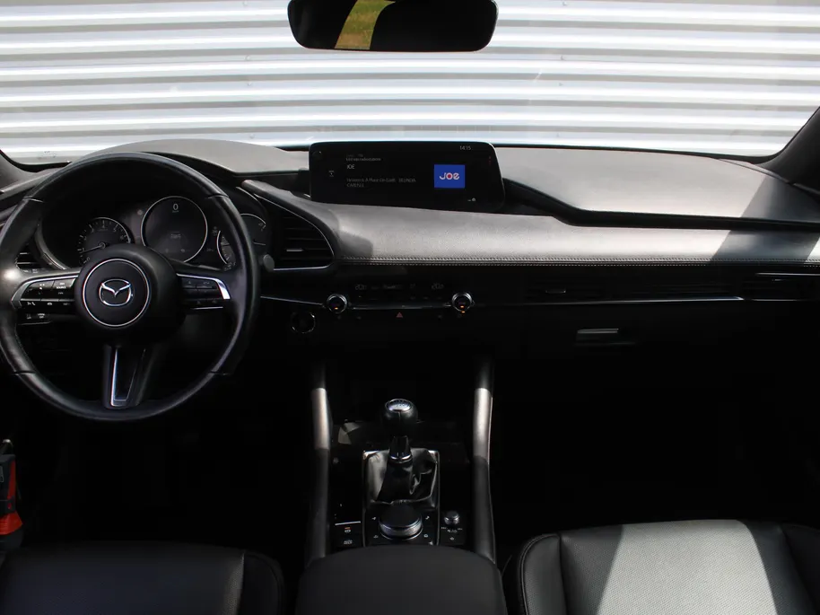 Mazda 3 2.0 e-SkyActiv-X M Hybrid 6MT 186PK Exclusive-line | Leder | Heads-Up Display | Keyless | Bose Audio | 360° Camera | Elek. stoelverstelling + geheugen | Navi |