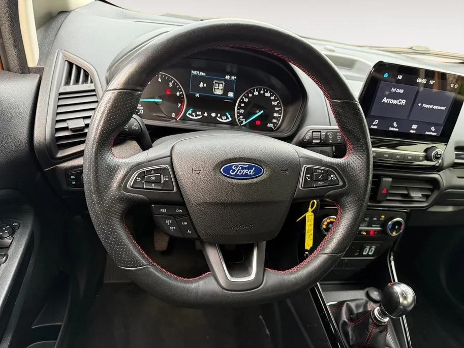Ford EcoSport 1.0 EcoBoost ST-Line | Stoel-, Stuur- en Voorruitverwarming | Apple Carplay & Android Auto | Achteruitrijcamera | Cruise Control |