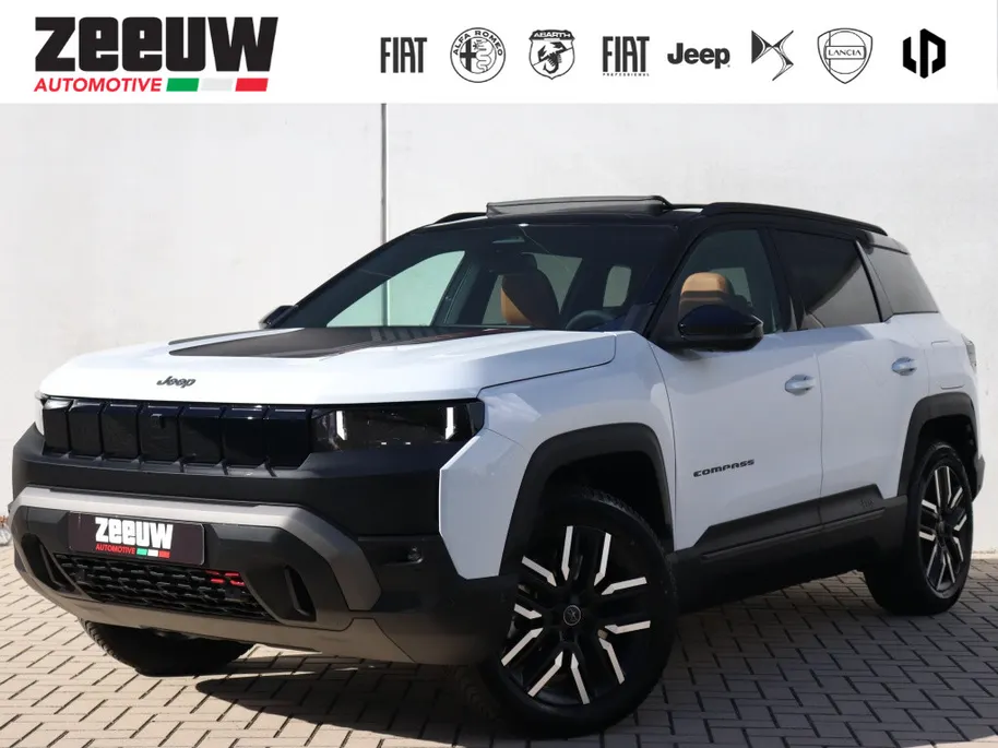 Jeep Compass Overland 4xe 96 kWh | Schuifdak | 360cam | Navi | Carplay | 19'