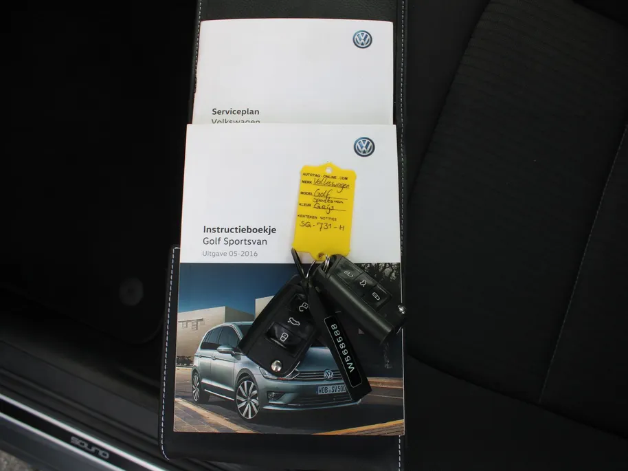 Volkswagen Golf Sportsvan 1.4 TSI Sound | Automaat | Navi | Trekhaak | 16” LM | Stoelverwarming | Cruise adapt. | All seasons | Apple CarPlay/Android Auto |