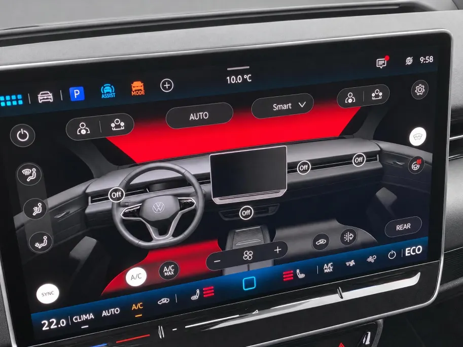 Volkswagen ID.7 Tourer Pro 77 kWh 210kW/286PK · Trekhaak · Navigatie · 360°Camera + parkeersensoren · Garantie t/m 17-10-2027