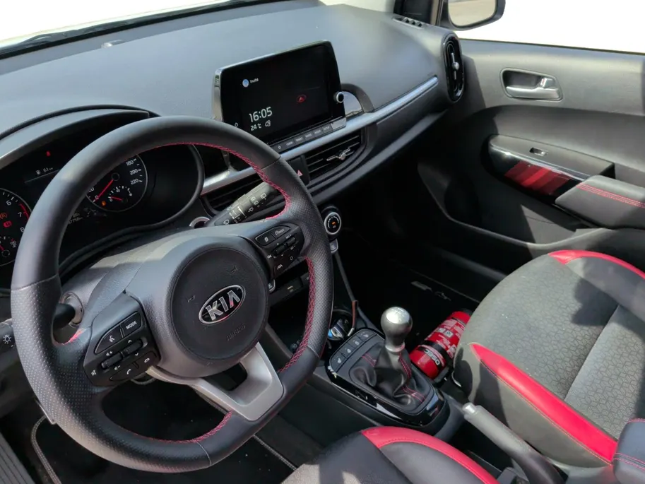 Kia Picanto 1.0 DPi GT-line 5p | Dealer onderhouden | Stoelverwarming NU Rijklaarprijs! Incl.12 Maanden, APK, Onderhoudsbeurt etc! Premiumpakket gratis!