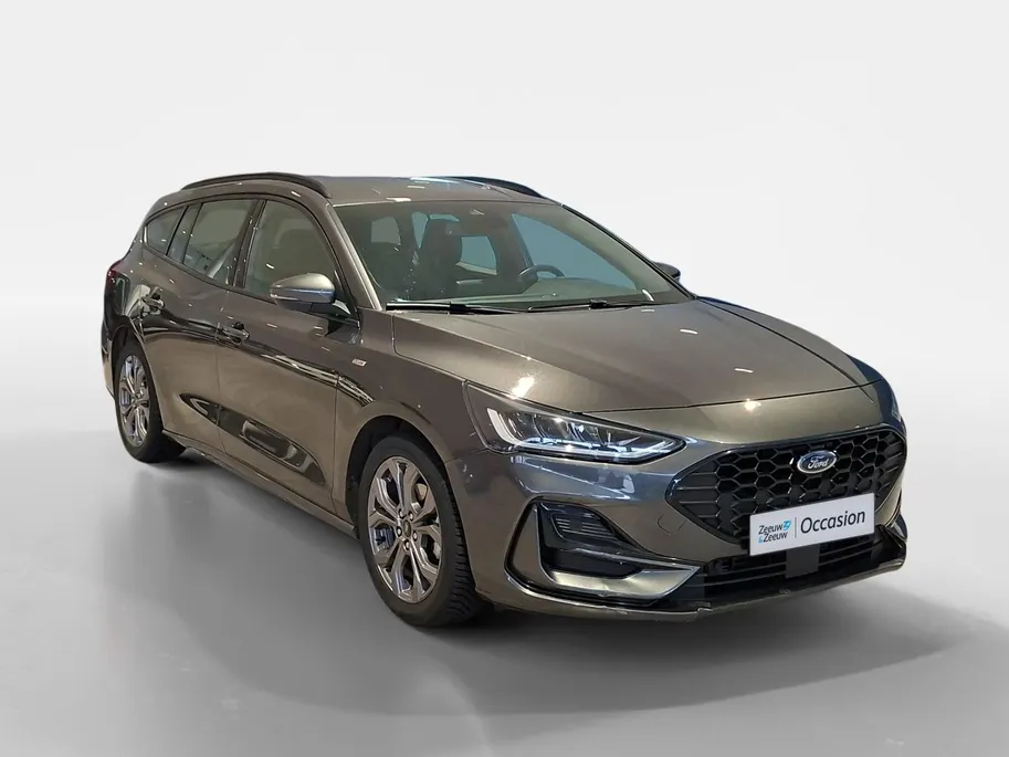 Ford Focus Wagon 1.0 EcoBoost Hybrid St-Line 125pk automaat | 1500 kg Aanhanggewicht | Navigatie | Cruise control | All season banden