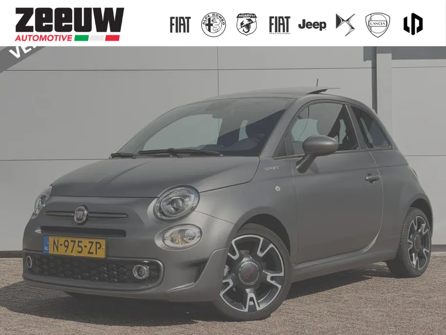 Fiat 500 1.0 Hybrid 70 PK Sport | Schuifdak | Beats | Navi | Carplay | 16' VERKOCHT