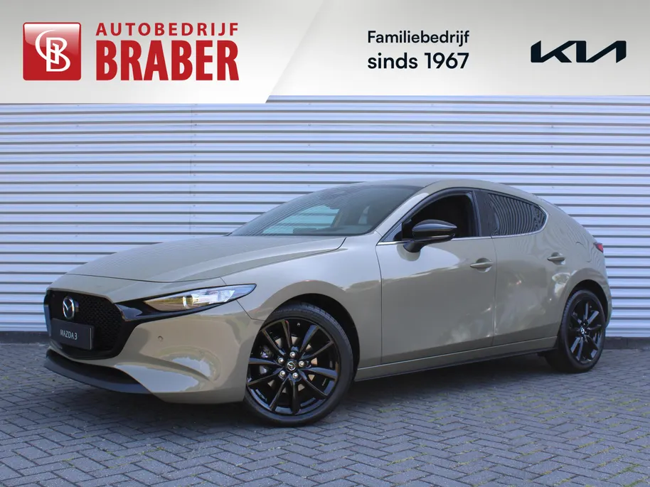 Mazda 3 2.0 e-SkyActiv-X M Hybrid 186 Homura | Stoelverwarming | Camera | Dodehoek detectie | HUD | 18' LM | LED | Cruise adapt. |