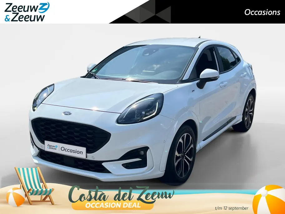 Ford Puma 1.0 EcoBoost Hybrid ST-Line | Dealer onderhouden  | NL auto | Winter pack | Cruise control | Parkeersensoren voor en achter | Achteruitrijcamera | Navigatie | Apple carplay & Android auto | 17' lichtmetalen velgen | Draadloos opladen mobiel | Bovag garant