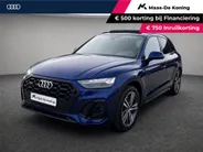 Audi Q5 50 TFSIe 299PK S-tronic S Line · Panoramadak · Camera ·  Luchtvering · Apple/Android Car Play · Keyless · 20'' Inch · Garantie t/m 28-05-2028 of 80000km. · EXTRA INRUILKORTING ·