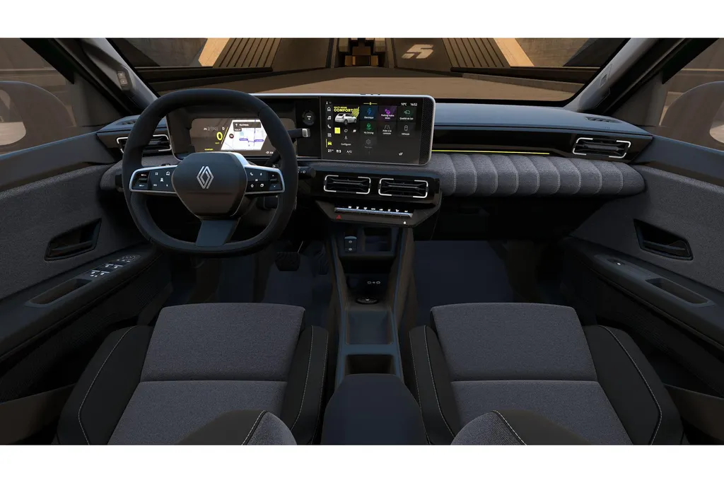 Renault 5 comfort range techno 52 kWh Nu uit voorraad leverbaar met Gratis 5 jaar fabrieksgarantie en € 3.300,- Zeeuw & Zeeuw korting !