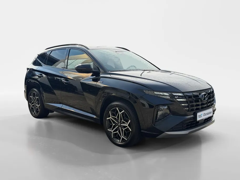 Hyundai Tucson 1.6 T-GDI PHEV N Line 4WD 265PK | 66km WLTP elektrisch | Navigatie | Apple Carplay & Android Auto | Adaptive cruise control | Parkeersensoren rondom | 360 camera | Stoelverwarming & koeling voor |