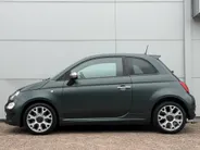 Fiat 500 1.0 Hybrid 70 PK Rockstar Clima Cruise Navi 16' Pano Matt Groen VERKOCHT