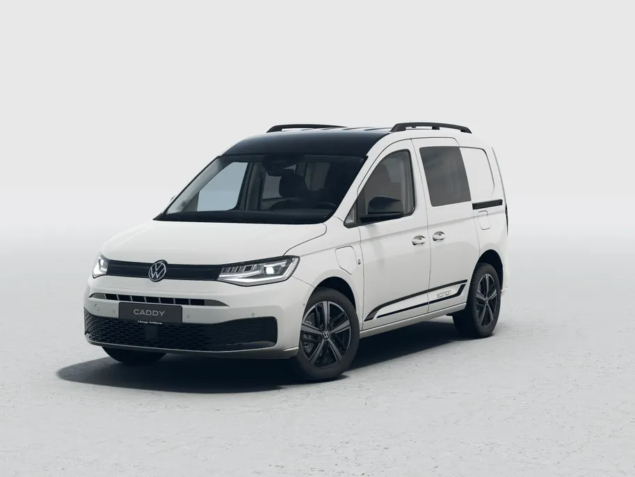 Volkswagen Bedrijfswagens Caddy Bedrijfswagens Cargo Flexible Limited Edition 1.5 eHybrid 115pk · Actieprijs van € 43.800,- voor € 39.300,- excl. BTW · 734599
