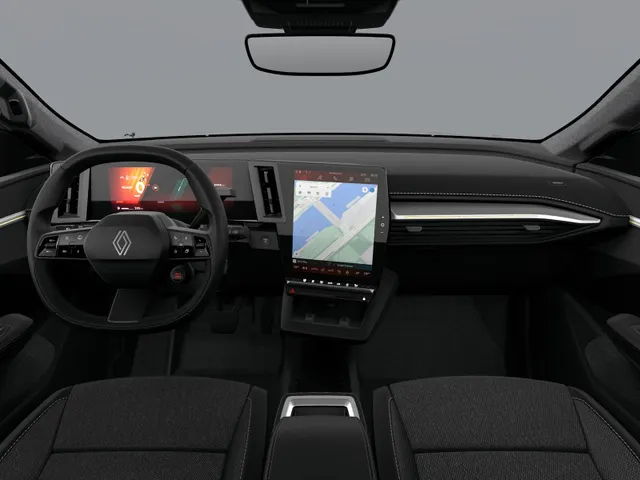 Renault Scénic E-Tech Business Techno - Long Range | Elektronisch geregelde airconditioning met twee klimaatzones | ISOFIX-bevestigingssysteem voor kinderzitjes buitenste zitplaatsen achter | LED-dagrijverlichting met specifiek vormgegeven lichtsignatuur