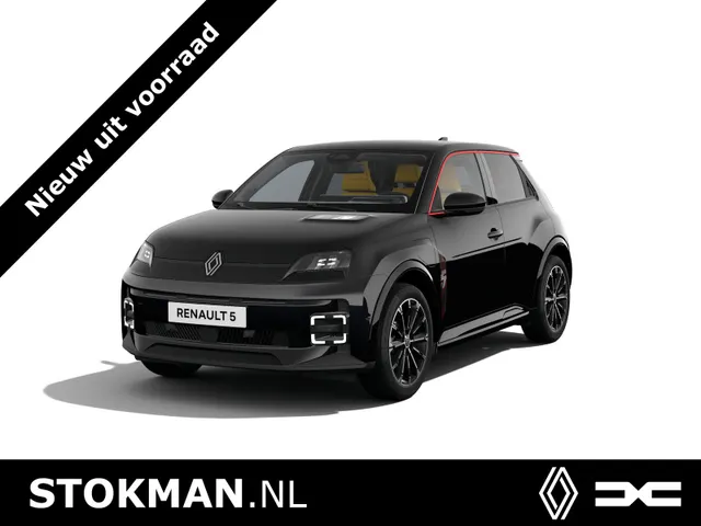 Renault 5 Iconic cinq | Achteruitrijcamera | Elektrisch verwarmbare voorstoelen | ISOFIX-bevestigingssysteem voor kinderzitjes op passagiersstoel en op de twee buitenste zitplaatsen achter