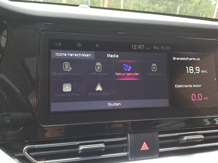 Kia Niro 1.6 GDi Hybrid DynamicPlusLine |  Schuif-kanteldak | Stuur en voorstoelen Verwarmd | Leer | Automaat | Camera  | Navi