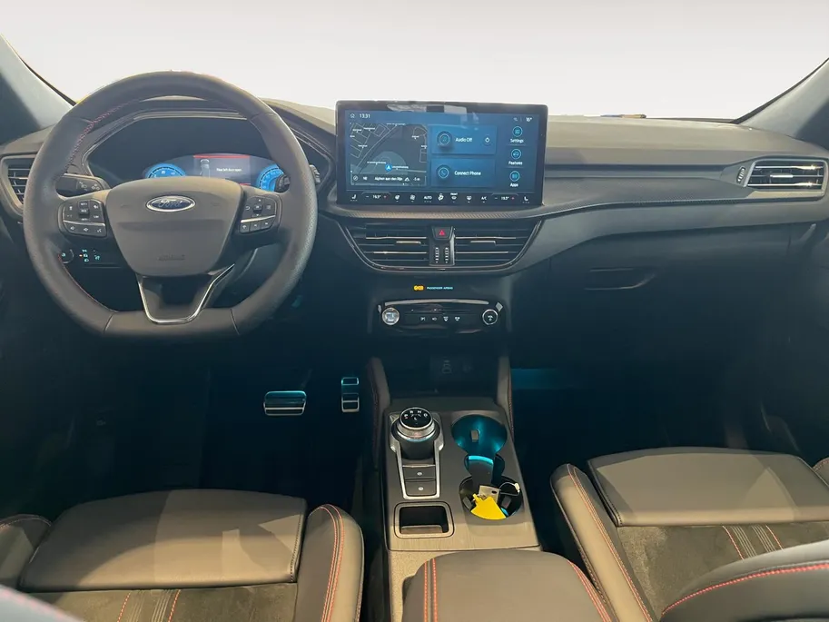 Ford Kuga 2.5 PHEV ST-Line X | NL auto | 243 pk | Automaat | El. Trekhaak | 2100KG Trekgewicht | Panorama Dak | Adapt. Cruise Control | BLIS | Winter pack | Verwarmbare Voorruit Matrix LED Koplampen | Fabrieksgarantie |