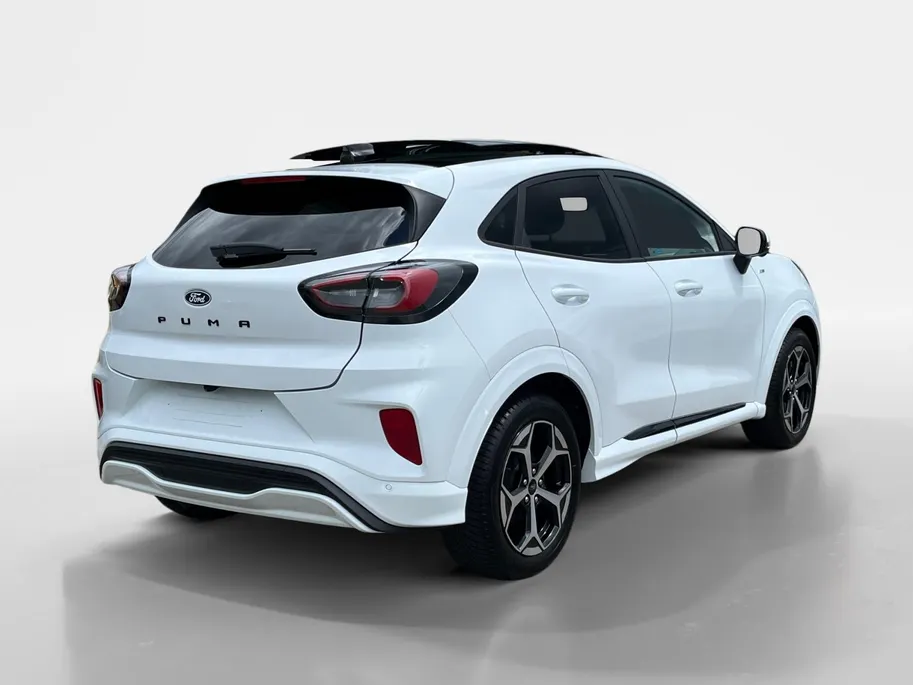 Ford Puma St-line |elektrisch glazen panorama-dak| Elek achterklep| full-LED koplampen| dodehoek detectie| 12 maanden Bovag garantie|