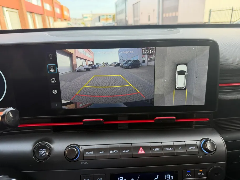 Hyundai Kona 1.6 GDI HEV N Line | Navigatie | Apple Carplay/ Android Auto | 360camera | Stoelverwarming & stoelventilatie | Elektrisch verstelbare stoelen |