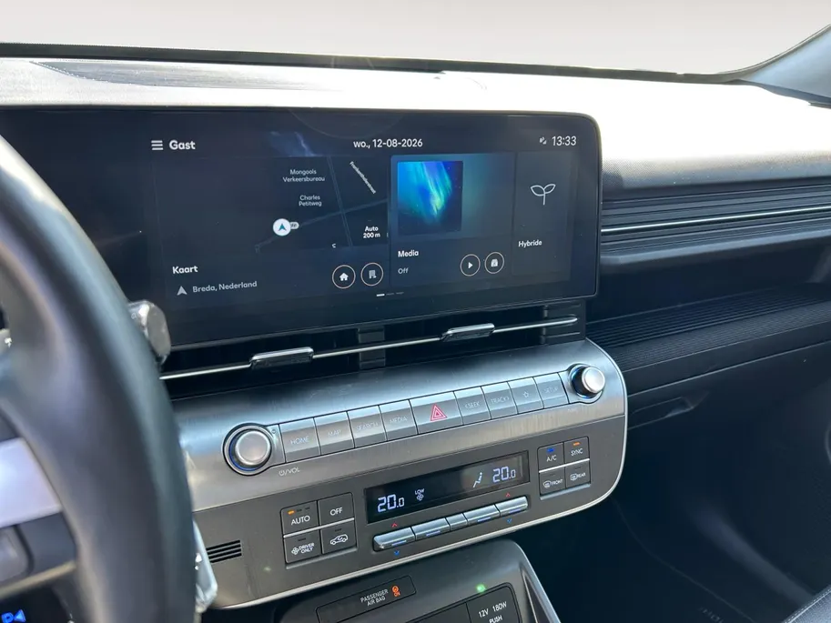 Hyundai Kona 1.6 GDI HEV Premium Sky | Stoel- stuurverwarming | Schuif- kanteldak | Leder | Elek. stoelverstelling