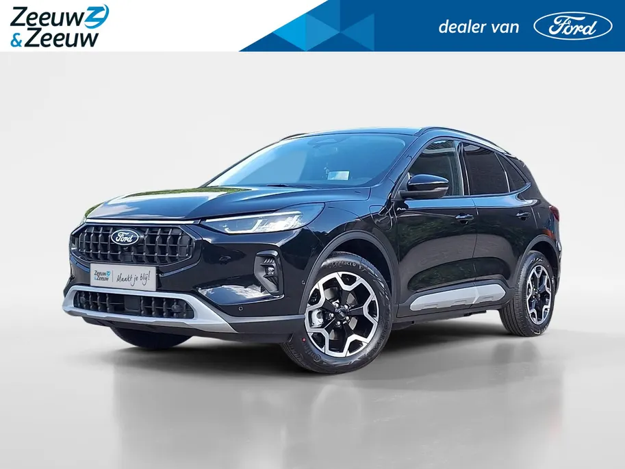 Ford Kuga 2.5 PHEV Active X | Winterpack | Matrix Ledkoplampen | El. Trekhaak | 18' Lichtmetaal | 360Camera | B&O Audio | El. vert. voorstoelen | Adaptive cruisecontrol | Dodehoekdetectie | Halfleer | Nieuw te bestellen! |