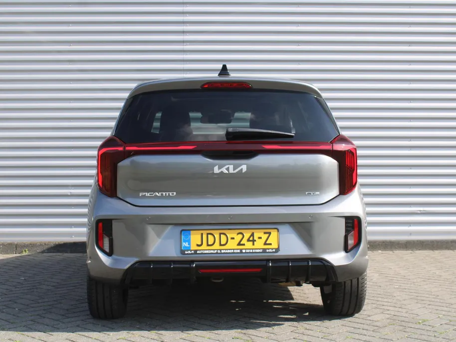 Kia Picanto 1.0 DPI GT-Line | Schuif-/kanteldak | Stuur-/stoelverwarming | Navi | Clima | Cruise | Camera | Leer | 16' LM | LED | Keyless |