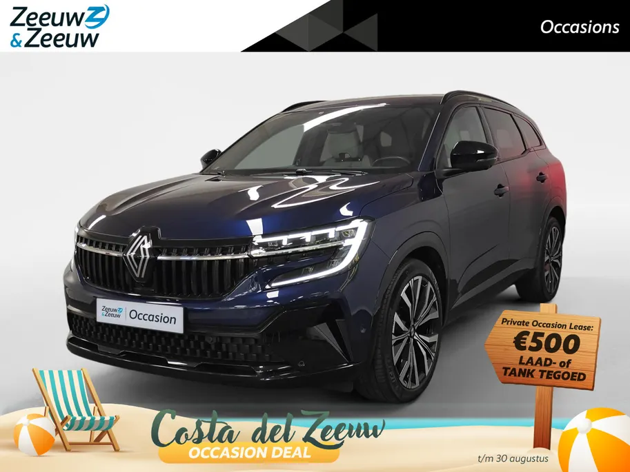 Renault Espace E-Tech full hybrid 200 iconic 7p. AUTOMAAT NAVI AIRCO 360CAMERA LEER EL. STOELEN STOEL+STUUR VERWARMING 4CONTROL ADVANCE DRIVESYSTEM ETC. DIKSTE UITVOERING DEALER ONDERHOUDEN