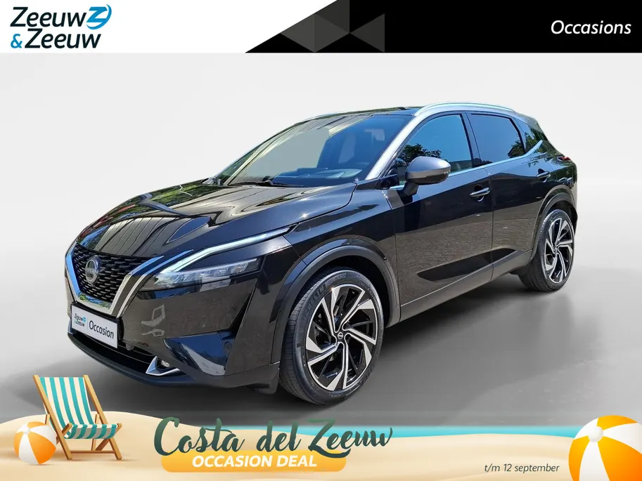 Nissan QASHQAI 1.3 MHEV Xtronic Tekna Plus |  1800 kg trekgewicht | Elektrische achterklep | 360 Camera | Elektrische stoelen met geheugen | Massage |