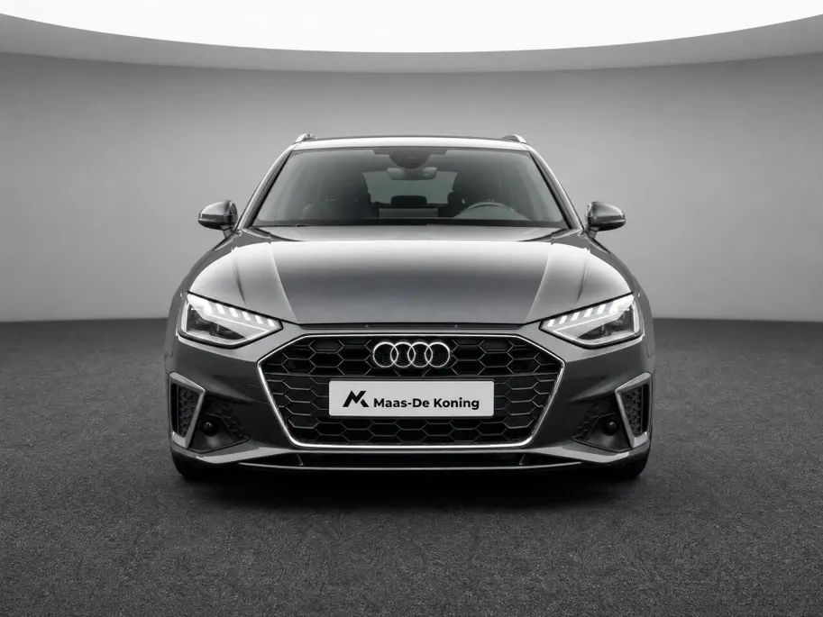 Audi A4 Avant 35 TFSI 150pk S edition · Apple/Android Car Play · Camera · Afgevlakt sportstuur · Virtual Cockpit · Garantie t/m 23-12-2026 of 100.000km