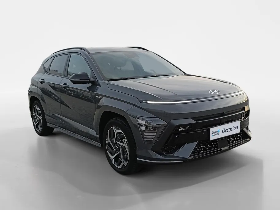 Hyundai Kona 1.6 GDI HEV N Line TREKHAAK | ALL SEASON BANDEN| NU RIJKLAARPRIJS!! Premiumpakker GRATIS!! Incl. 12 maanden garantie!