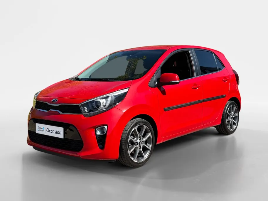 Kia Picanto 1.0 CVVT Design Edition Lederen bekleding | Cruise control | Climate control | Getint glas | 16 incht lichtmetalen velgen | resterende fabrieksgarantie!
