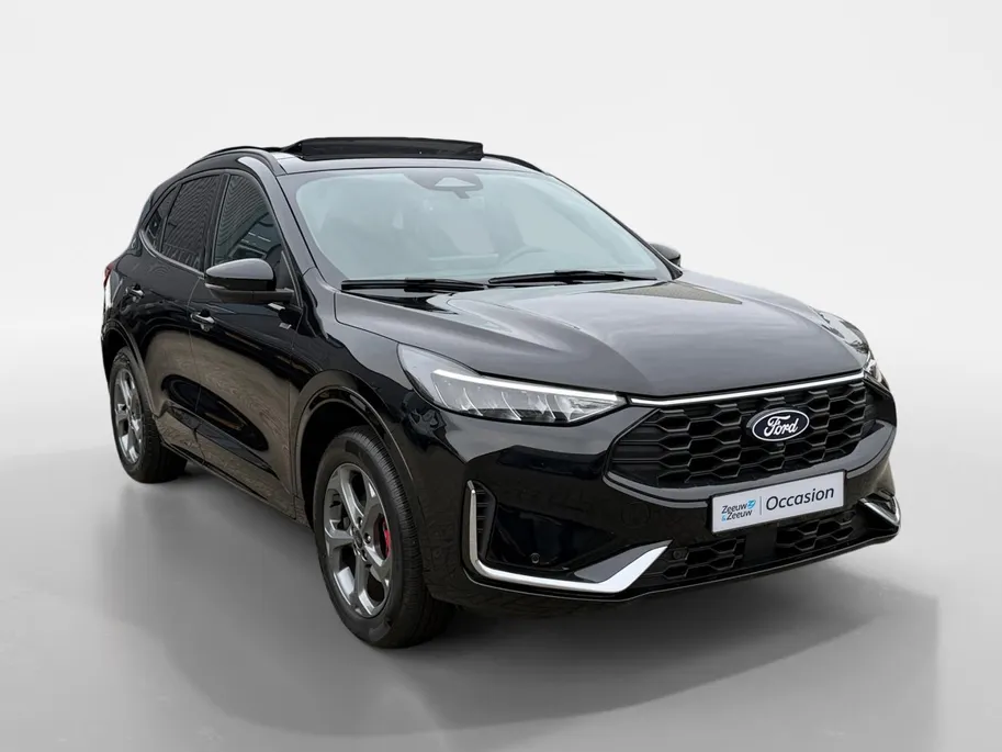 Ford Kuga 2.5 PHEV ST-Line X |  Dealer Onderhouden | Garantie tot 11-02-2028 | Pano Dak | 360 Graden Camera | Adapt. Cruise Control | BLISS | Winter Pakket | AGR Voorstoelen | B&O Audio | Elektrische Achterklep