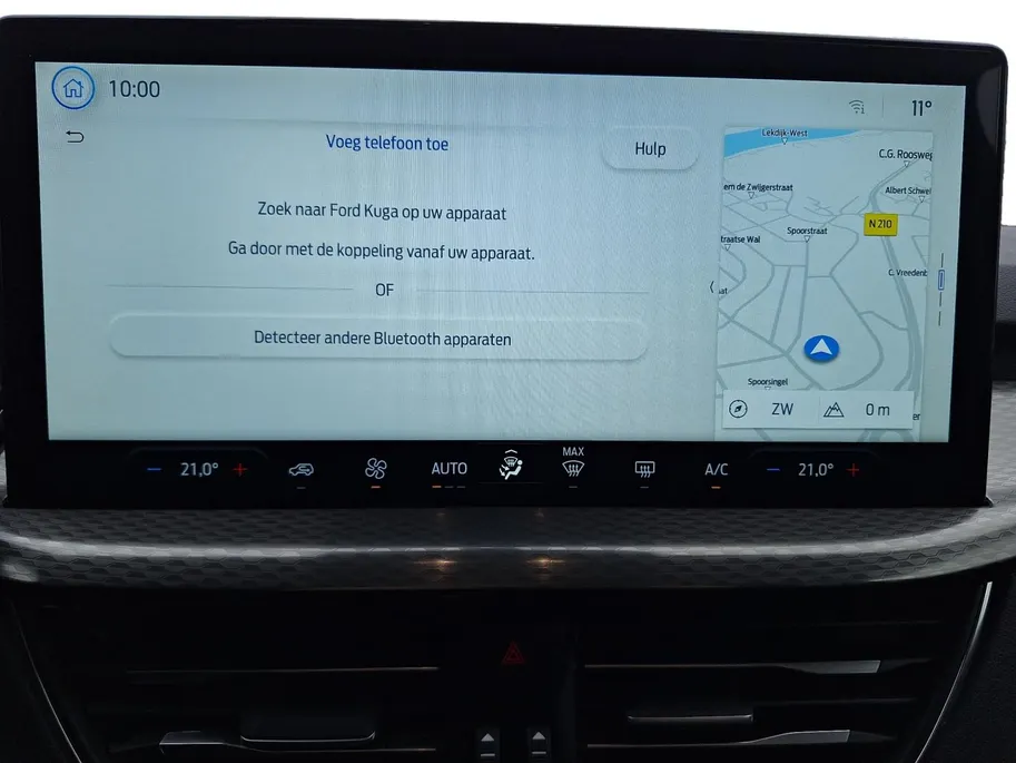 Ford Kuga 2.5 PHEV Titanium | El. Trekhaak | Camera | Navigatie | Climate Control | Draadloze Apple Carplay&Android Auto | 17' Lichtmetaal | Parkeersensoren |